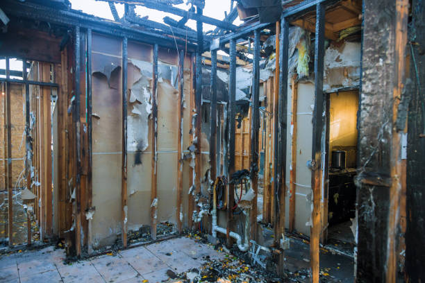 Professional Fire Board Up technician working in Baldwin, PA